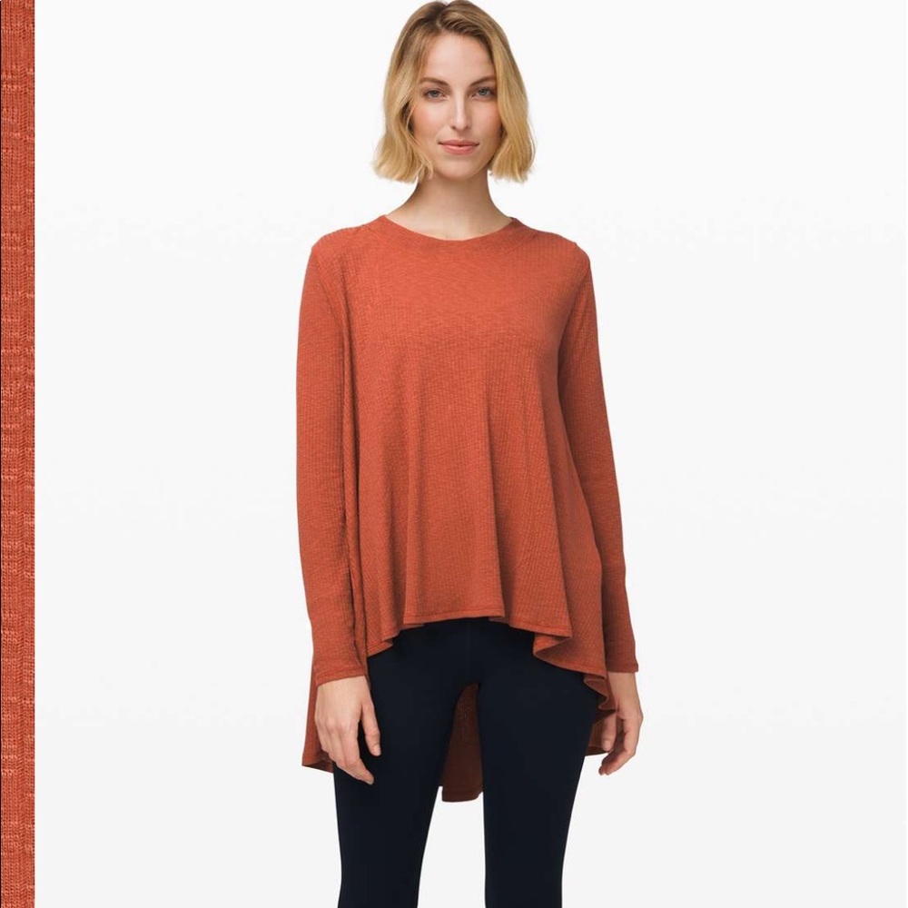 Lululemon dare to drape long sleeve